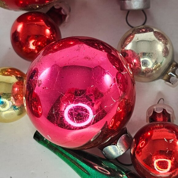 Vintage Christmas Ornament Mixed Lot Rauch Poland Germany Shiny Brite - Picture 9 of 12